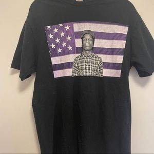 Vintage Urban Outfitters A$AP Rocky shirt.